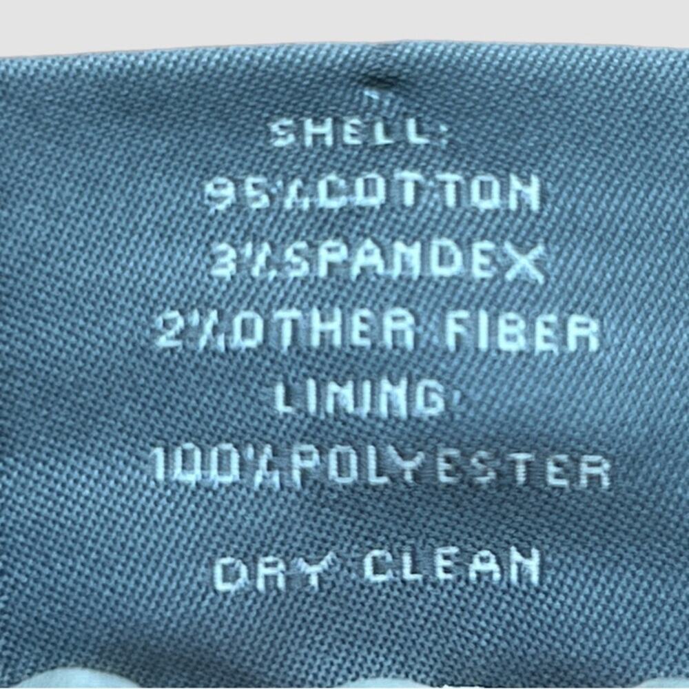 Ann Taylor Signature‎ Fit Tan w/ White  Pinstripe Wide Leg Trousers Lined Size 4 - Picture 9 of 9